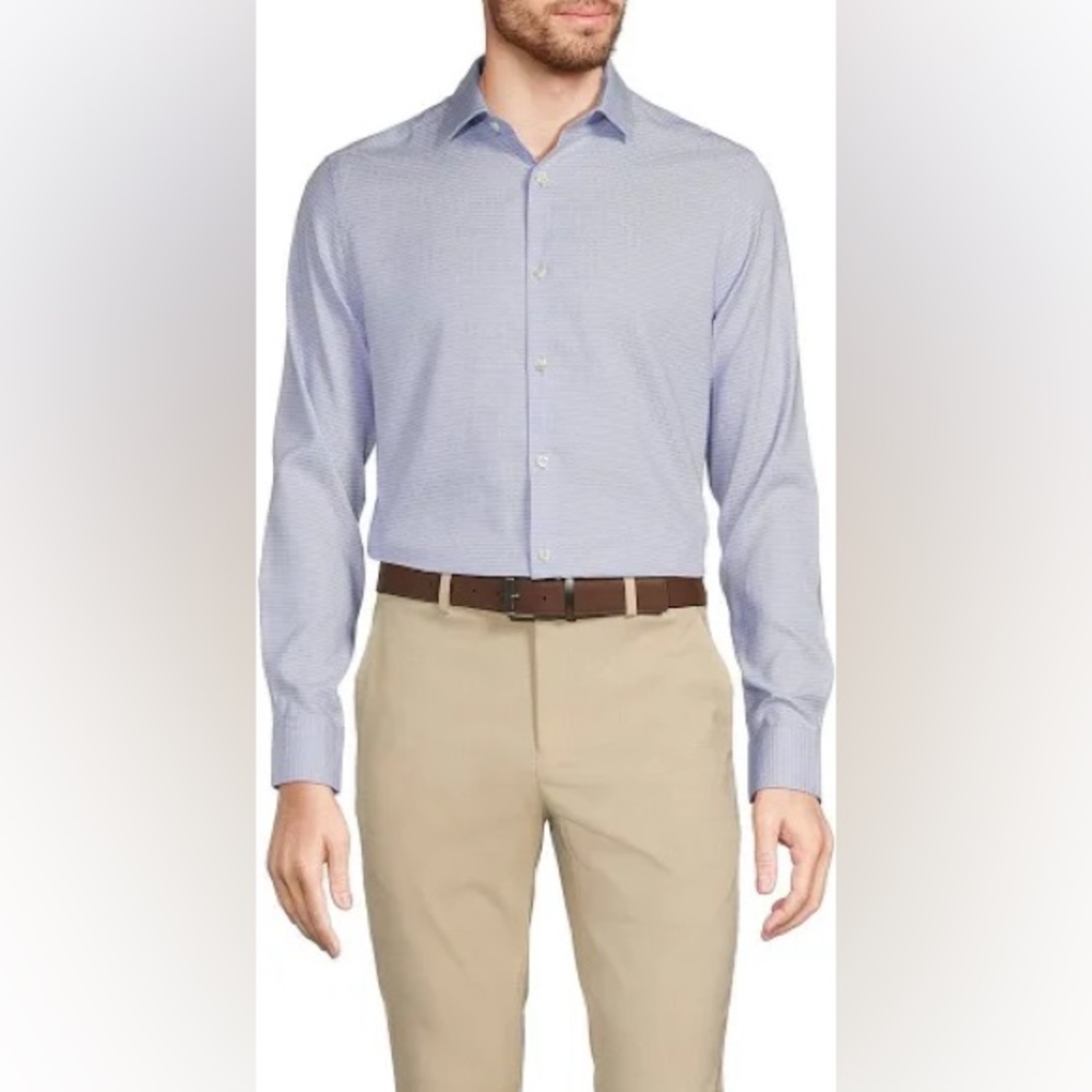Excellent Murano Long Sleeve Classic Fit Non Iron Dress Shirts for Men‎ Size XL